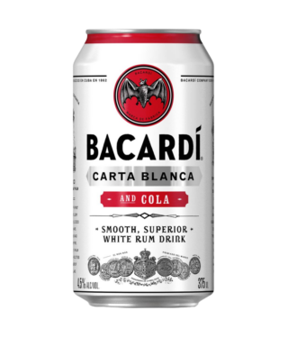 Bacardi & Cola Can 375ml