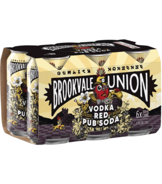 Brookvale Red Pub Soda 4% 6pk Can 330ml