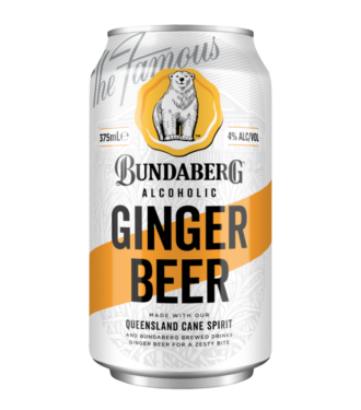 Bundy Ginger Beer 4% 375ml