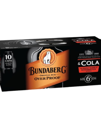 Bundy & Overproof Cola 6% 10pk 375ml