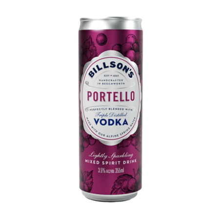 Billsons Vodka & Portello Can 355ml