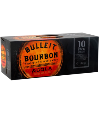 Bulleit & Cola 6% 10pk 375ml