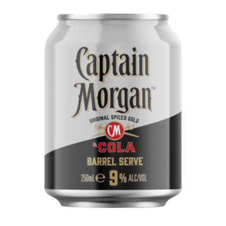 Capt Morgan &cola 9% 250ml