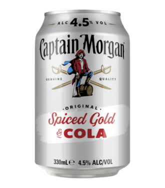 Capt Morgan&cola 4.5% 330ml