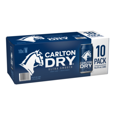 Carlton Dry 10pk C375ml