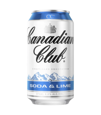 Canadian Club Soda Lime Can
