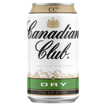 Canadian Club & Dry 4.8% Can 375ml