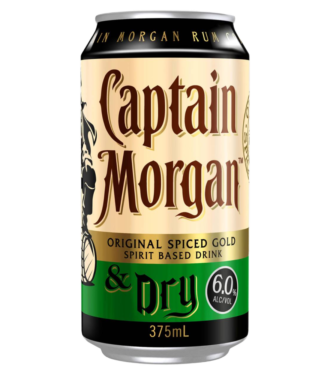 Capt Morgan&dry 6n375ml