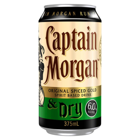 Capt Morgan&dry 6n375ml