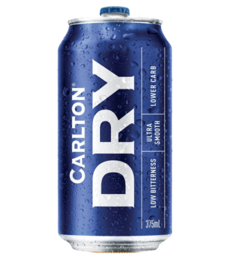 Carlton Dry Lager Can375m