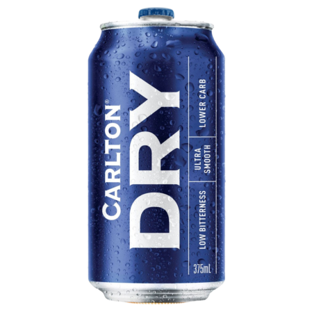 Carlton Dry Lager Can375m
