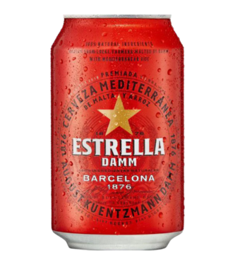 Estrella Damm Cans 330m