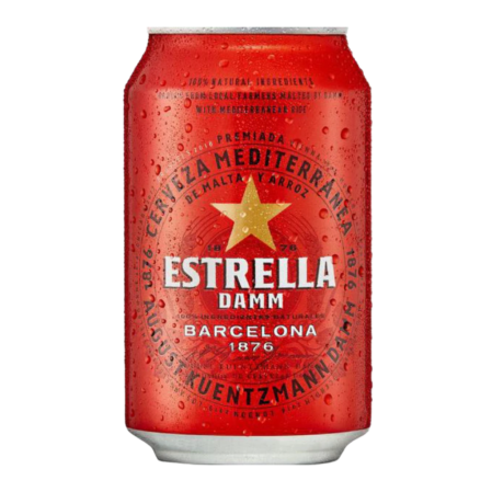 Estrella Damm Cans 330m