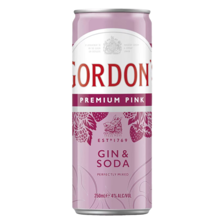 Gordons Pink & Soda Can 250ml