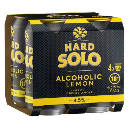 Hard Solo 4.5% 4pk 375ml Can .375