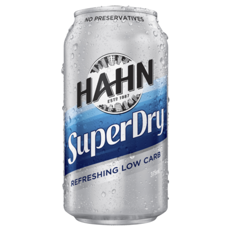 Hahn Super Dry 4.6% Can 375ml