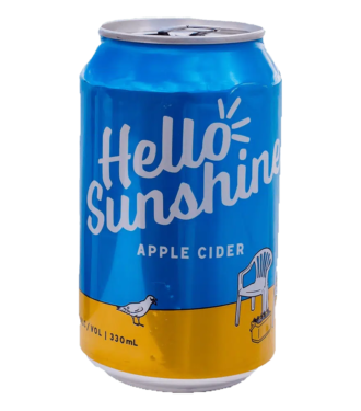Hello Sunshine Cider Can 330ml